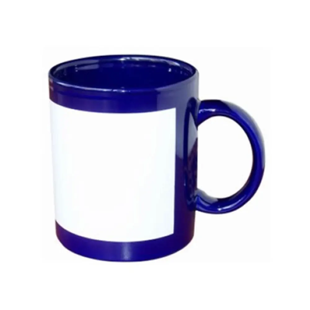 Factory Wholesale Round Sublimation Mug White Patch Coated Sublimation ceramic coffee Mug