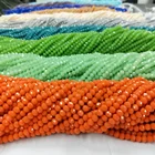 Rondelle Beads Glass Beads Mixed Colors Crystal Glass Rondelle Beads For Jewelry Accessories