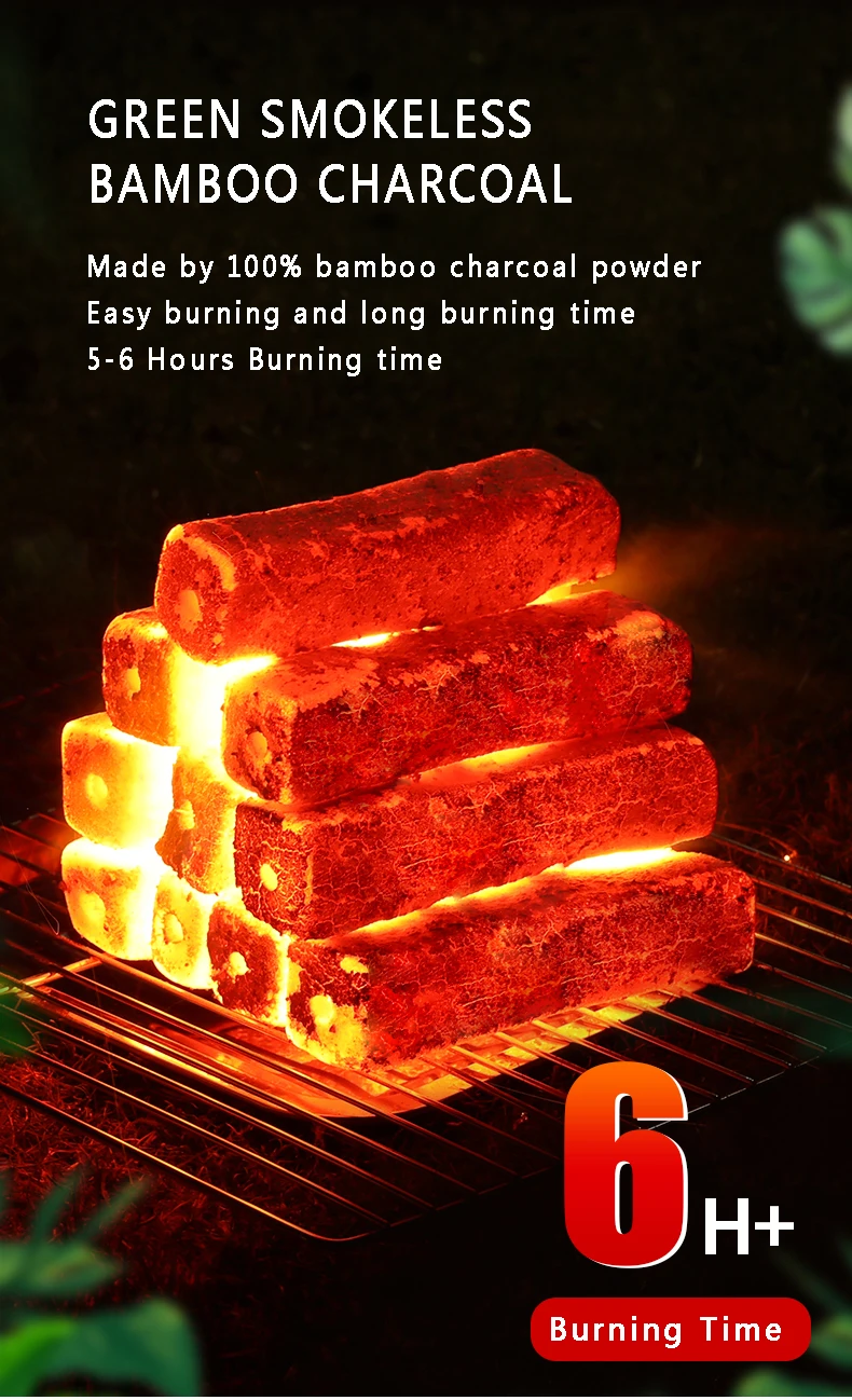 Long Burning Time White Ash Lump Bamboo Charcoal For Bbq Buy Bamboo