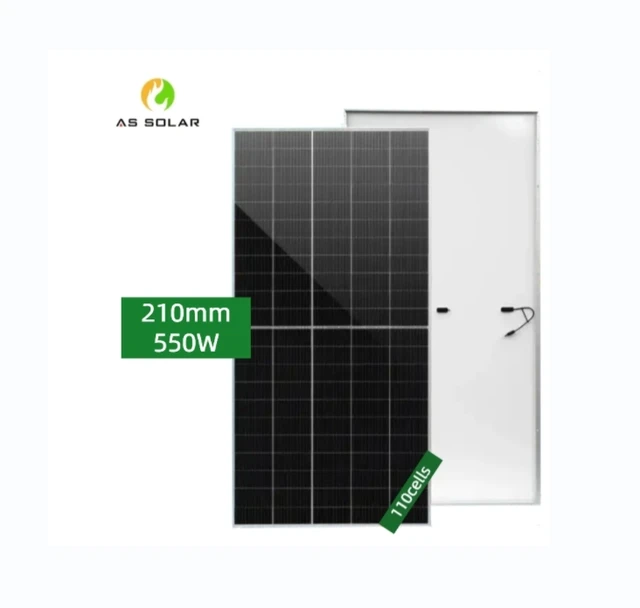 550W Mono Half-cell PV Module High Reliability Solar Power Panel