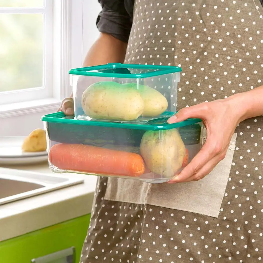 17pcs Food Storage Box Sealed Container Refrigerator Grain Beans