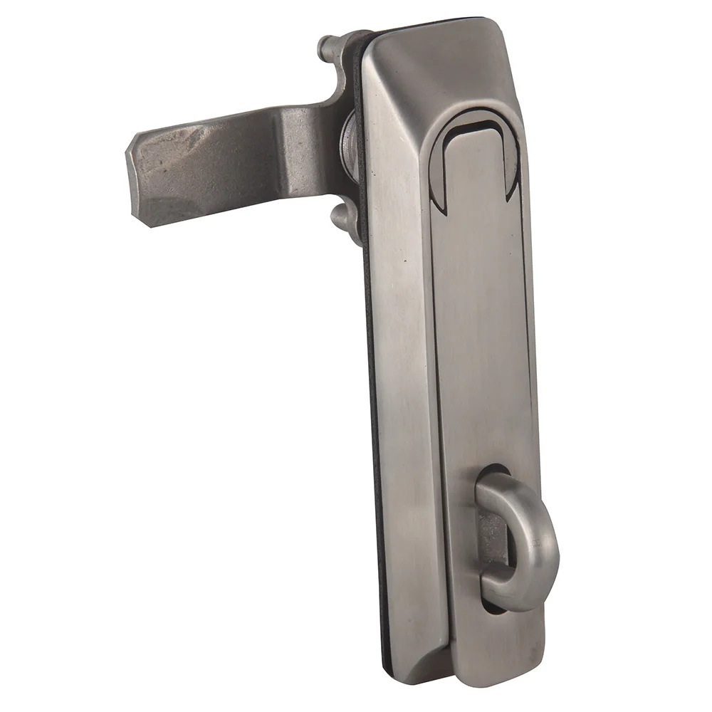 Refrigerator and Cold Storage Flat Handle Panel Jump Lock With Padlock Buckle details