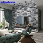 Wallpaper YouTube Hot Selling Self Adhesive Brick Stone Contact Paper Wall Decoration Pvc Wallpaper