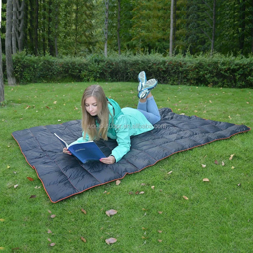Wq Custom Recyclable Quilted Picnic Blanket Large Blanket Outdoor Waterproof Cotton Fleece Buy