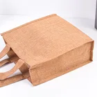 Tote Eco Friendly Natural Customized Logo Printed Tote Jute Bag Jute Bags Manufacturers