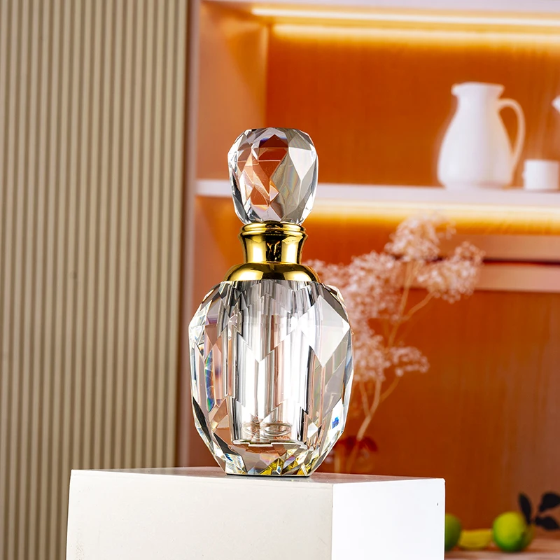 product wholesale hot sale dignified fashion glass empty bottle 12ml crystal perfume bottle-6