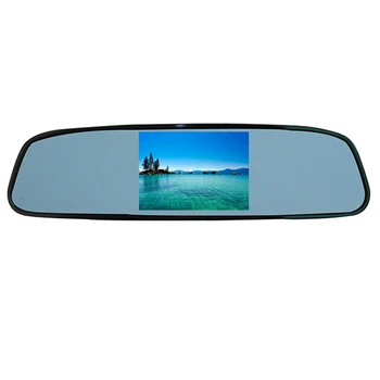Factory direct sales of 4.3 "AV rearview mirror 12-24V general NTSC / PAL auto-switching system