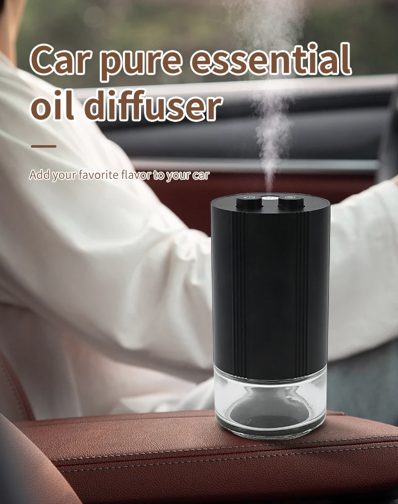 Manual Control Car Diffuser With Scented Liquid And Ultrasonic ...