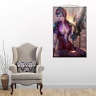 China Suppliers Wholesale Scroll Anime Fabric Print Wall Scroll For Home Decor Japanese Banner