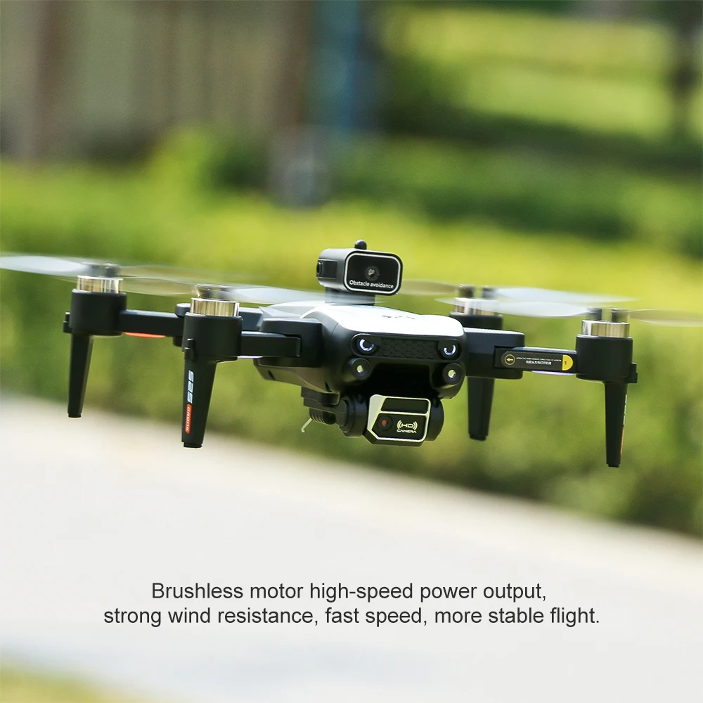 2023 New S2S Mini Drone 2.4G RC Brushless Motor Obstacle Avoidance RC Helicopter Professional Foldable Quadcopter Toy Gift