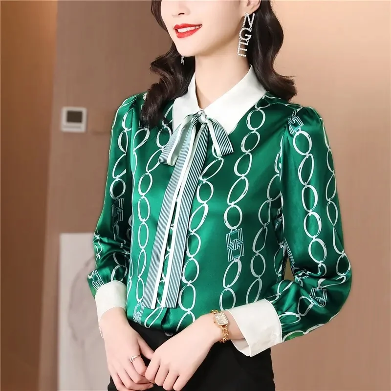 Fashion Design Sexy Tulle Long Sleeve Women casual shirt elegant women's blouses Shirt Clothing Quantity Summer Embroidered Anti