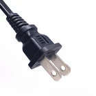 Cord Cord Cord Heng-well UL Certificate 10A 125V Electric 2 Prong Plug 2 Pin US Power Cord
