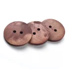 Shirt Button Buttons Wood Shirt Buttons 2 Holes Custom Engraved Shirt Fashion Wooden Button For Clothes