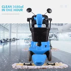 Electric Scooter 4-Wheel Mopping Machine Energy Saving Electric Mopping Scooter