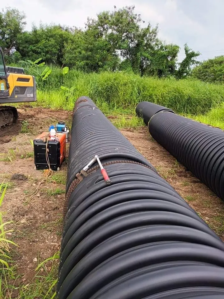 En Sn Sn Carat Tubehdpe Double Wall Corrugated Pipe Krah Pipes