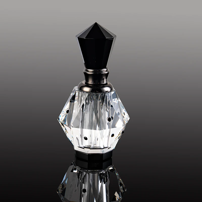 product wholesale hot sale customizable replaceable 12ml glass empty bottle elegant luxury crystal perfume bottle-5