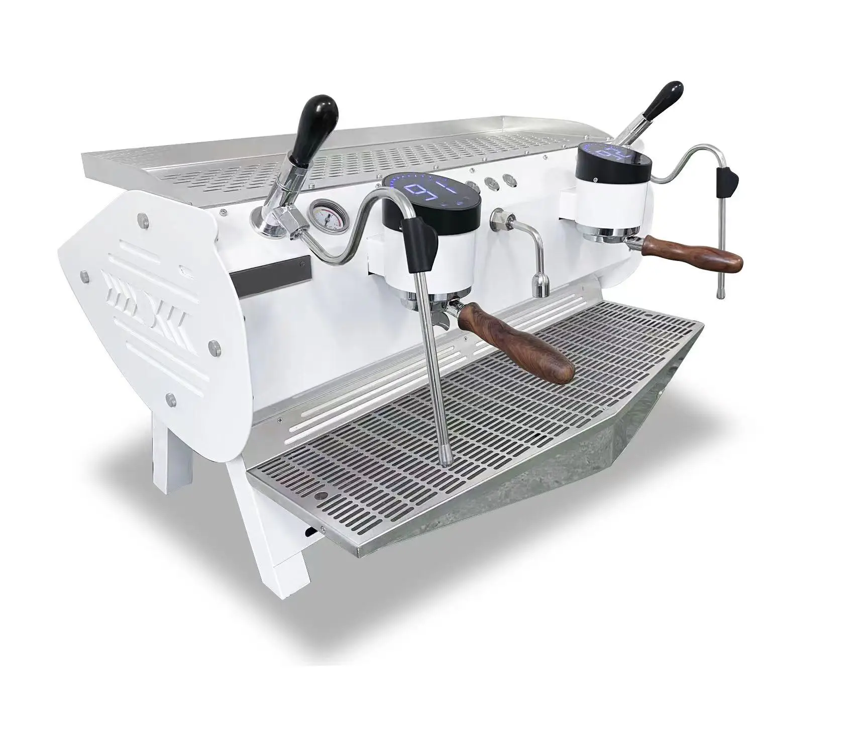 Professional Commercial Cafetiere Kaffeemaschine 2 Groups Cafetera Pump