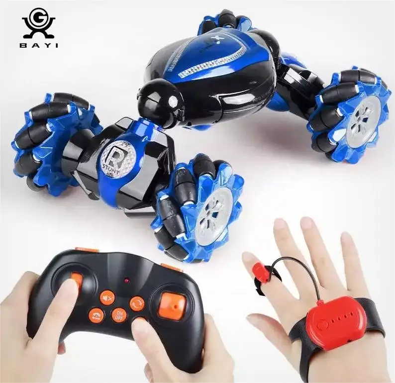 Remote Control Twist Stunt Car Watch Gesture Induction Twisting Cars Light Music Drift Dancing Lateral Driving Car Toy