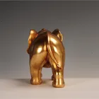Resin Resin Figurines Factory Supply Attractive Price Golden Foil Animal Figurines Resin Elephants