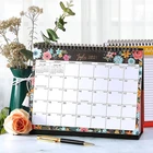 Custom Calendar Custom 2022 Wholesale Printing Table Calendar Perpetual Daily Stamping Motivation Black Desk Calendar