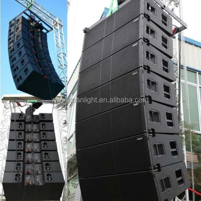 Dual 12 Inch 4 Way Waterproof Line Array Speaker Pa System Outdoor