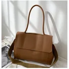Factory Wholesale Large Capacity Women PU Handbag 2020 Fashionable Lady Single Shoulder Bag