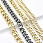 Wholesale Metal Handbag Purse Parts Accessory Supplier Steel Decorative Gold Bag Chain