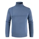 Sweater 2021 L 2XL 3XL Over Size Knitwear Custom Knitted Men Sweater Turtleneck