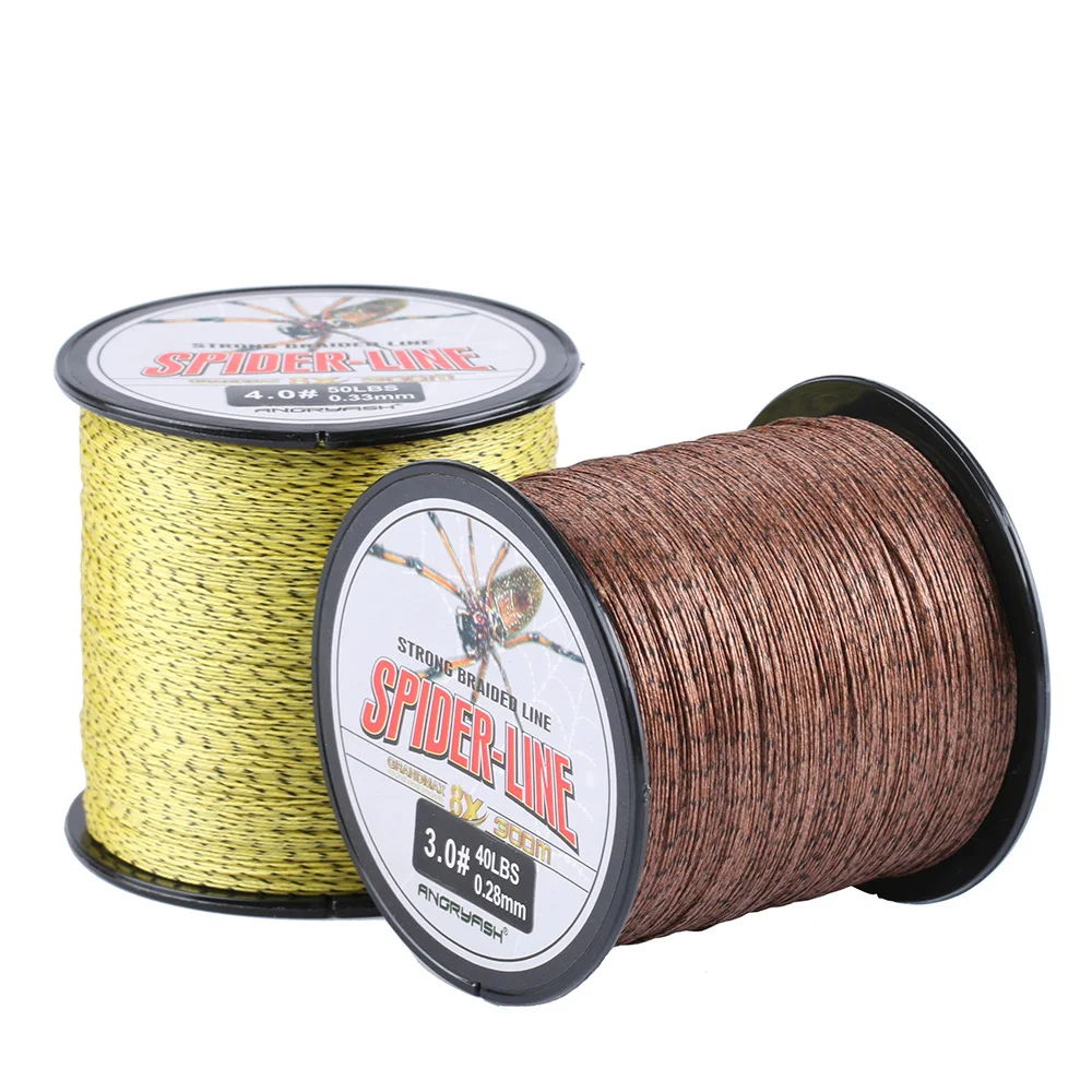 300M Super Strong PE 4 Braided Sea Saltwater Fishing Line Wire Strands Spools 