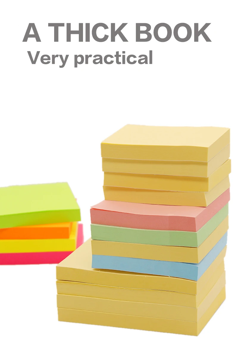 ODM OEM Post Note it Office Stationery Supplier Wholesale Custom Shaped Note Sticky Notes Notepads Set