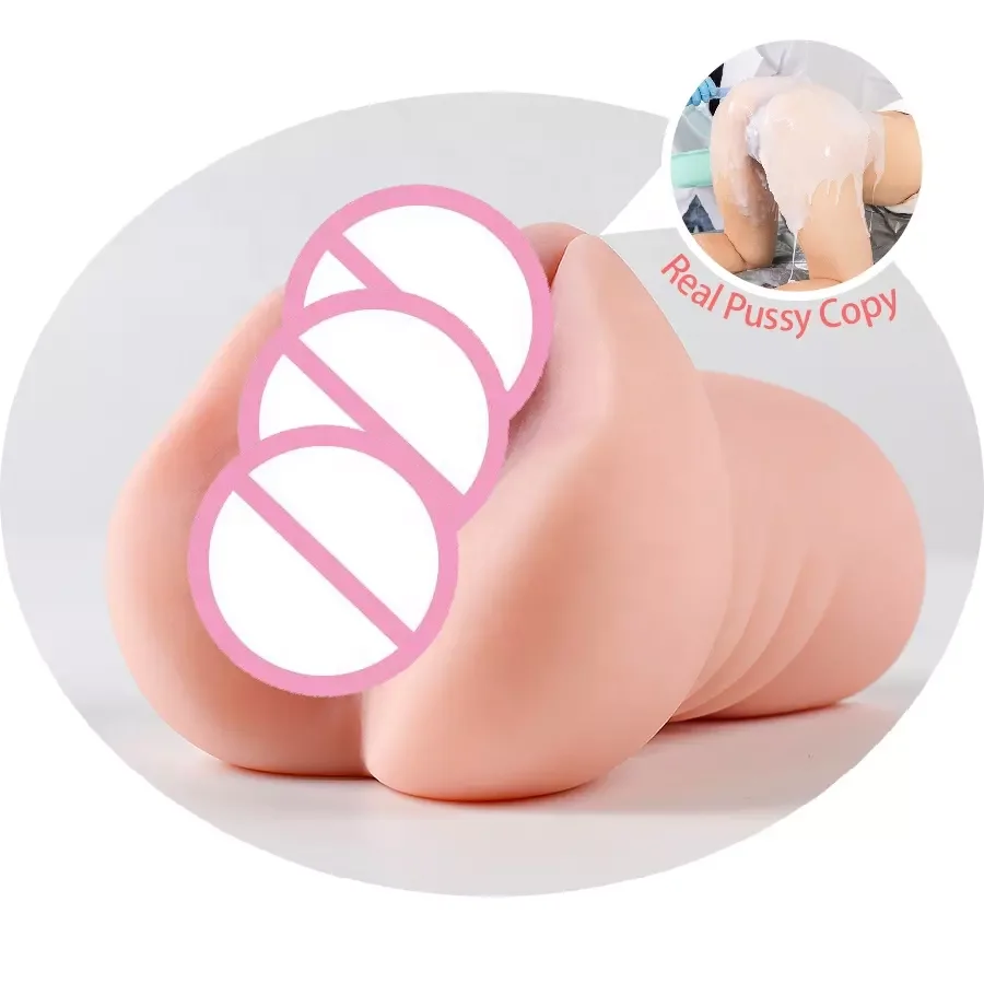 Real Silicon Vagina Men Penis Sucking Cup Pocket Pussy 18 Artificial