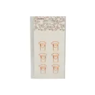 Multi Clip 2021 New Cute Creative Multi Hollow Color Office School Metal Paper Clip Bookmark Set Stationery