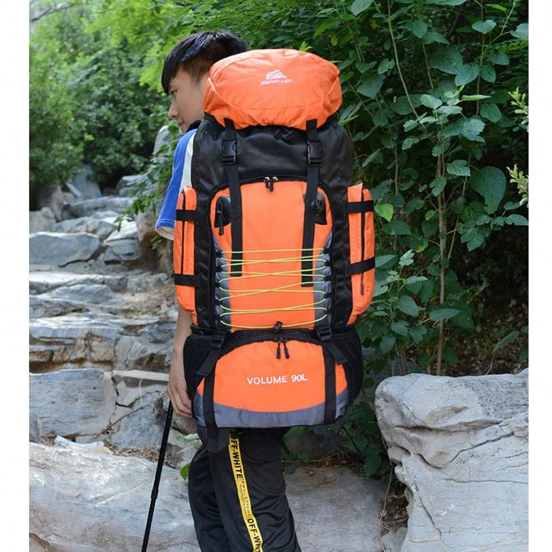 Lightweight Waterproof Travel Big Outdoor Capacity Mountaineering Travel Rucksack Hiking Bag