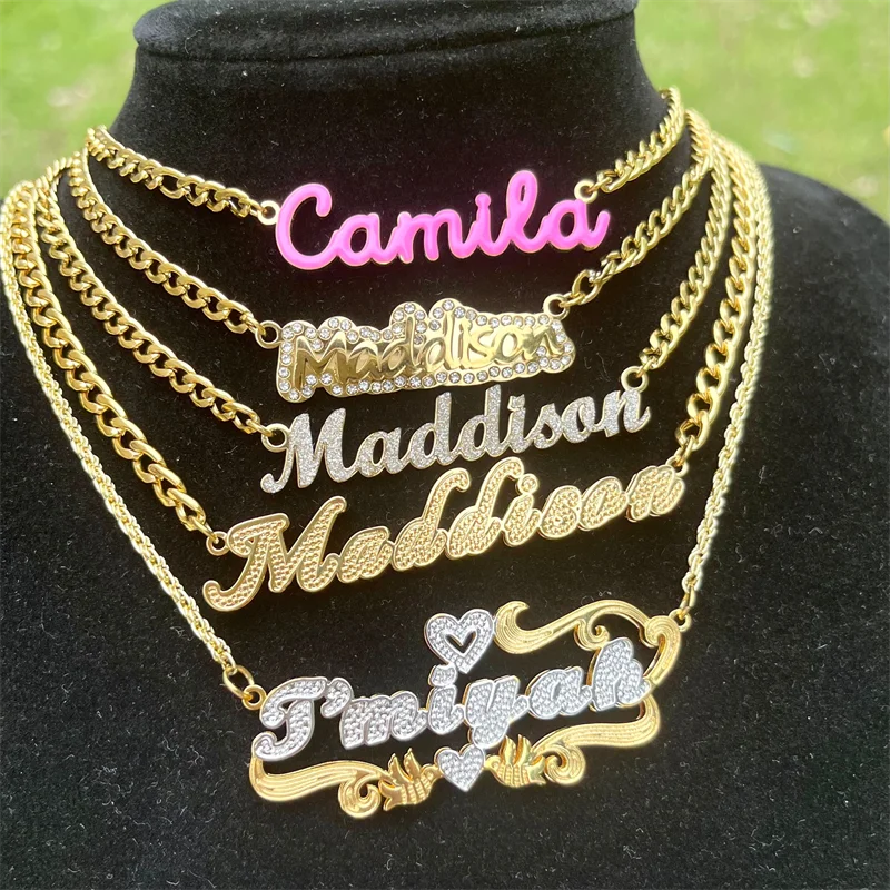 2022 Ins New Personalized Enamel Letter 