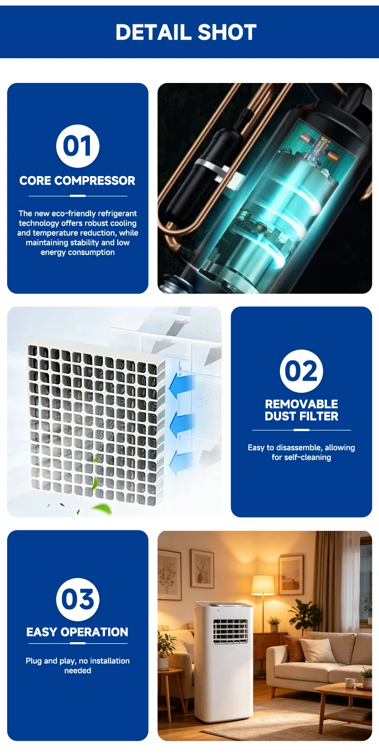 Portable Electric Air Conditioner, 9000, BTU - detail 10