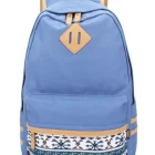 High School High Quality Fashion School Bag Canvas Backpack For Student