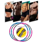 Hoops Gym Equipment Bodybuilding Hoolah Hoops Detachable Plastic Massage Foam Fitness Hula Ring