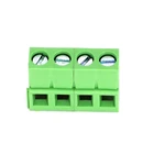 Terminal 5.08mm Pitch Low Voltage PA66 Right Angle Pcb Screw Terminal Block Stackable 2 3 4 5 6~24Pin