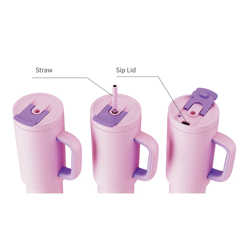 2024 Leisure Style 18/8 Vacuum Insulated Tumbler With Lid and Straw for Water factory
