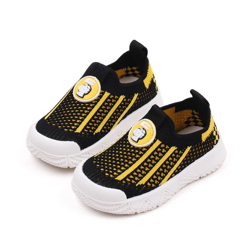 Mesh Breathable Color Matching Cartoon Baby Toddler Shoes for Girls and Boys details