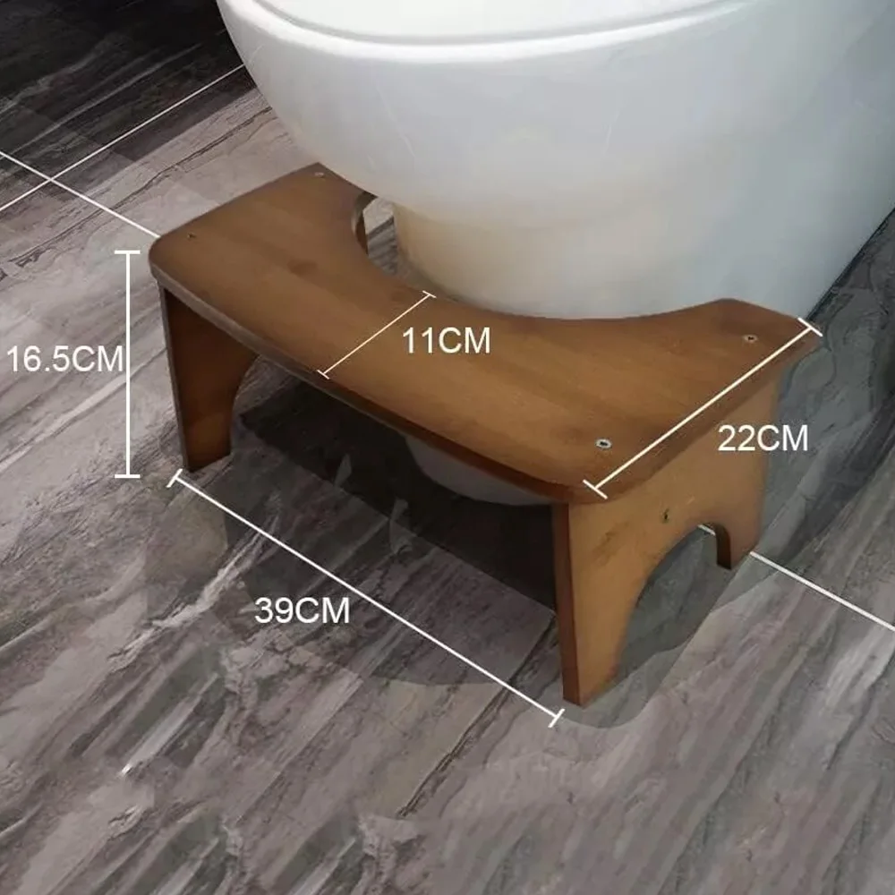 product durable anti slip wooden toilet stool for adults and children perfect addition to bathroom sets-11