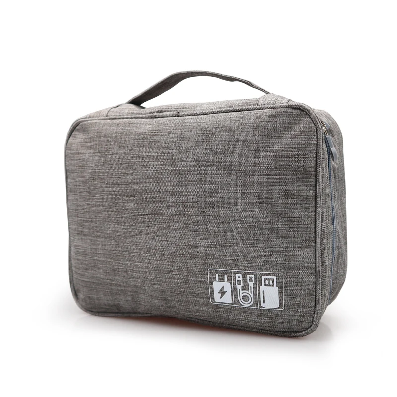 Portable Digital Travel Usb Cable Bag Gadget Organizer Charger Wires