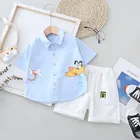 Children Boys Clothing Wholesale Fashion Children Short Sleeve Shirt And Shorts 2pcs Kids Boys Clothing Sets