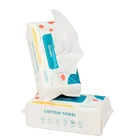 100% 100% Pure Cotton Soft Towel Dry And Removable Disposable Makeup Cleansing Face Towel