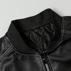 Leather Hot Selling Men Coats Leather Motorcycle Jacket Plus Biker Jacket In Black For Spring Autumn
