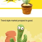 Toy Gift Hot Selling Electric Dancing Cactus Plush Toy/stuffed Toy For Christmas/Halloween Gift