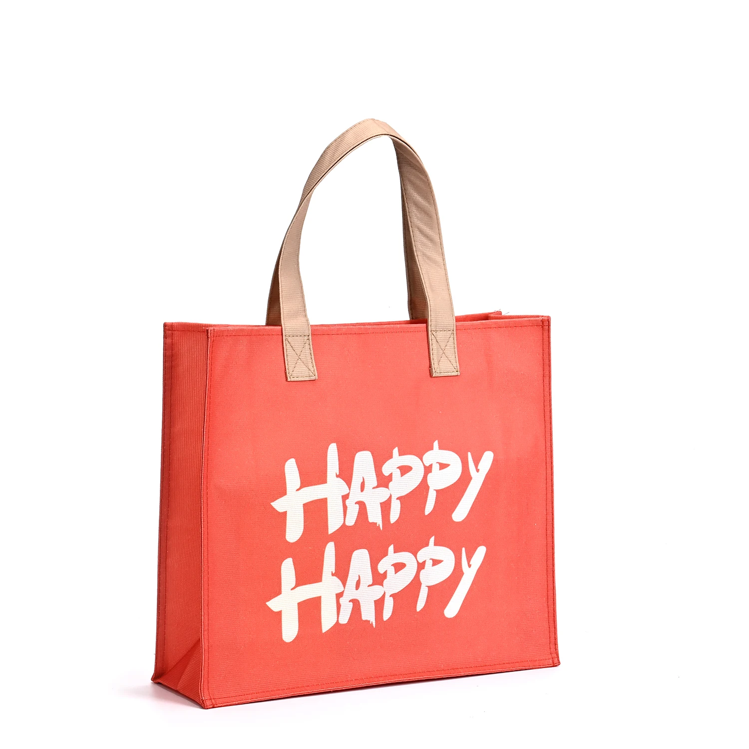 Wholesale Promotion Colorful logo Printed Custom Size RPET Bags Shopping Bags with logo Printed Tote Bags details