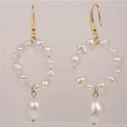 Pearl Earring High Grade Metal Pearl Earring Micro Insert Beaded Earring For Women