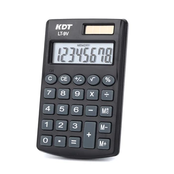 8 Digits Calculator Profit Margin % Dual Power Pocket Calculator 8 Digit