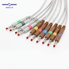 Banana Burdick 012-0700-00 Direct-connect EKG Cable 10 Leads AHA Banana